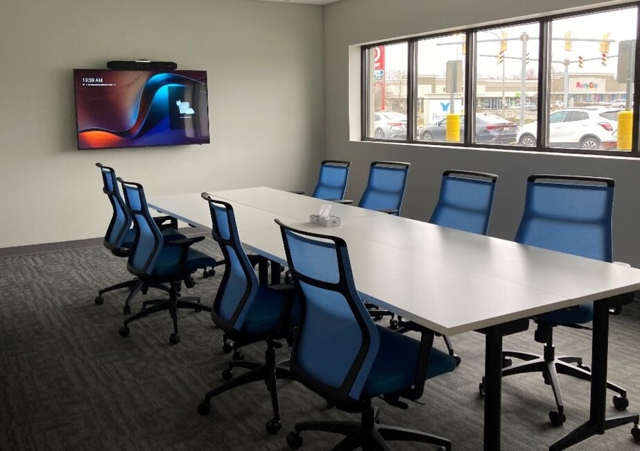 There are two smaller conference rooms available for trainings as well.