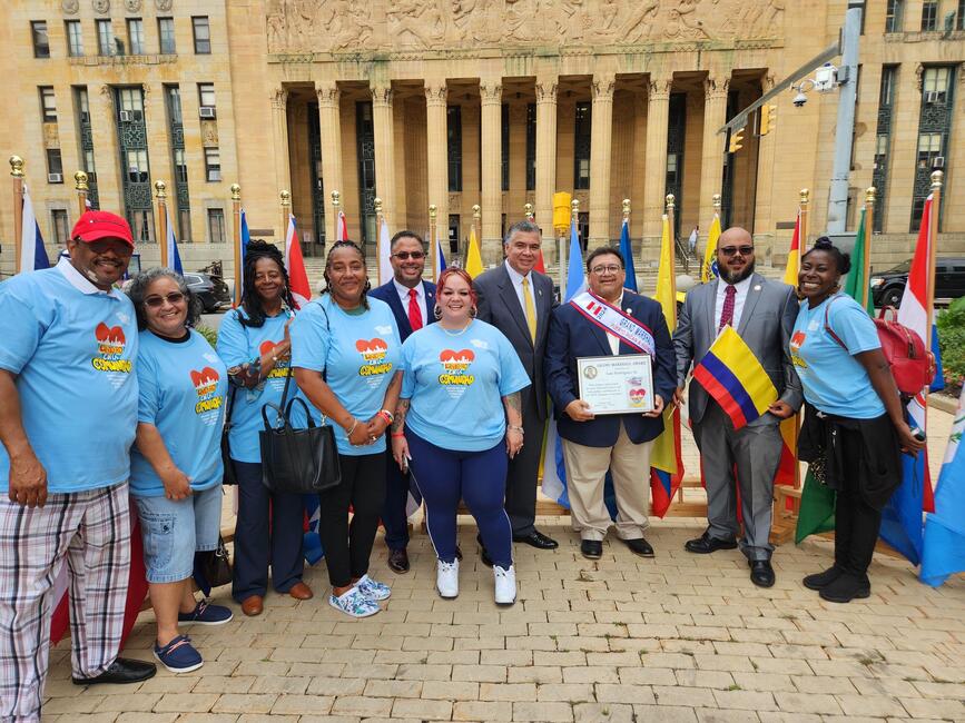 Hispanic Heritage Flag-raising